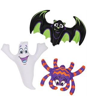 Inflatable Bat, Ghost & Spider