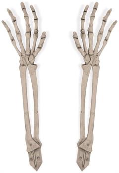 Plastic Skeleton Hand Yard Stakes