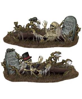 Doomed Groom & Buried Bride Props