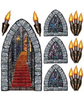 Stairway, Window & Torch Props