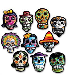 Mini Day Of The Dead Cutouts