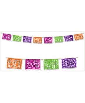 Day Of The Dead Picado Style Pennant Bnr