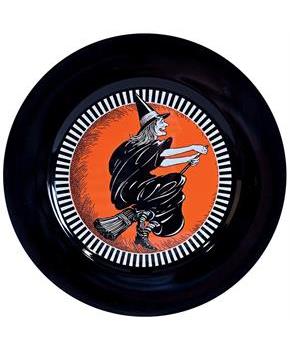 Vintage Halloween Witch Platter