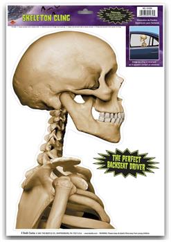 Skeleton Car Cling