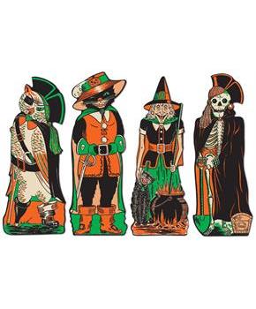 Vintage Halloween Fanci-Dress Cutouts