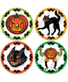 Plastic Vintage Halloween Placemats