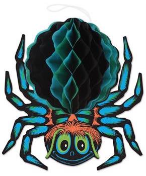 Vintage Halloween Tissue Spider