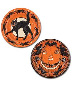 Vintage Halloween Plates