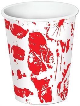 Bloody Handprints Beverage Cups
