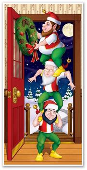 Christmas Elves Door Cover