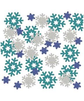 Snowflake Deluxe Sparkle Confetti