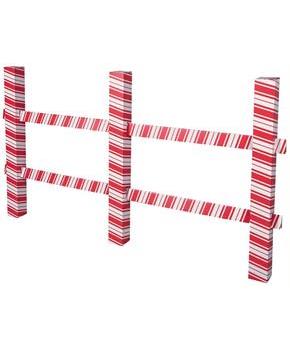 3-D Candy Cane Fence Prop