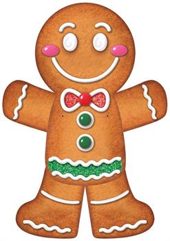 Jointed Gingerbread Man
