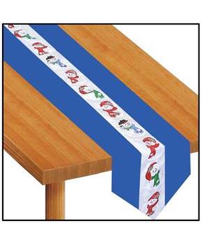 Snowman Fabric Table Runner