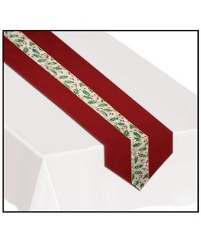 Christmas Holly Fabric Table Runner