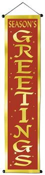 Season's Greetings Velvet-Lame Door Pnl