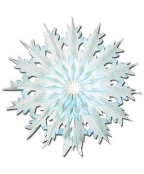 Pkgd Dip-Dyed Snowflakes