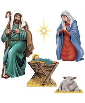Nativity Scene Cutouts
