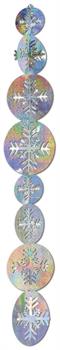 3-D Prismatic Snowflake Gleam 'N Garland