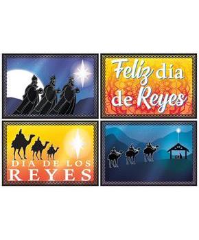 Foil Three Kings Day Cutouts