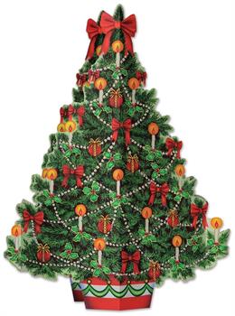 3-D Christmas Tree Centerpiece