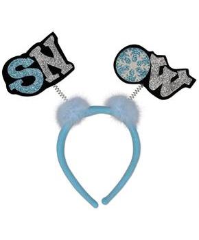 Glittered Snow Boppers