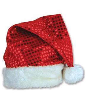 Sequin-Sheen Santa Hat