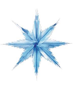 2-Tone Metallic Snowflakes