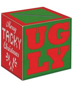 Ugly Sweater Ballot Box w/Ballots