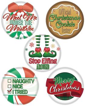 Christmas Party Buttons