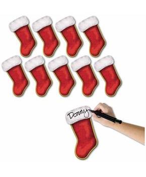 Mini Christmas Stocking Cutouts