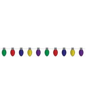 Christmas Light Bulb Streamer