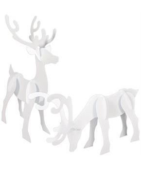 3-D Reindeer Props