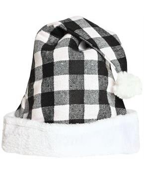 Plaid Santa Hat