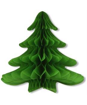 Tissue Hanging Christmas Tree