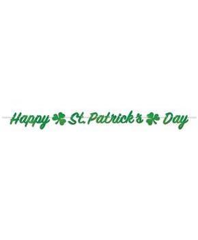 Foil Happy St Patrick's Day Streamer