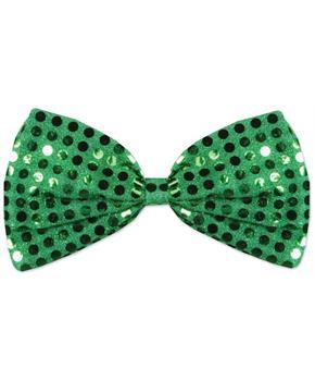 Green Glitz 'N Gleam Bow Tie
