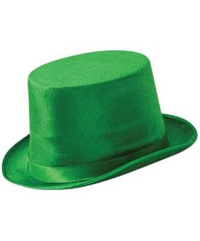 Green Vel-Felt Top Hat