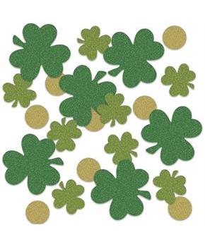 Shamrock & Coin Deluxe Sparkle Confetti
