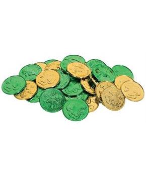 Lucky Leprechaun Plastic Coins