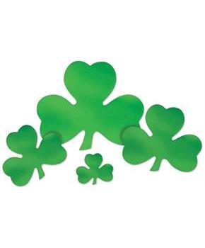 Foil Shamrock Cutout