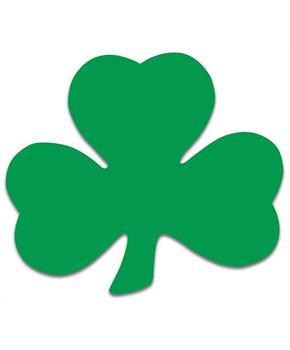 Pkgd Printed Shamrock Cutouts