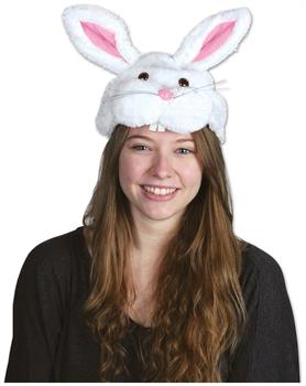 Plush Bunny Head Hat