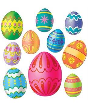 Easter Egg Cutouts