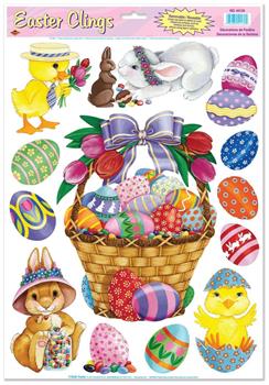 Easter Basket & Friends Clings