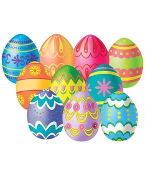 Mini Easter Egg Cutouts