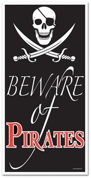 Beware Of Pirates Door Cover