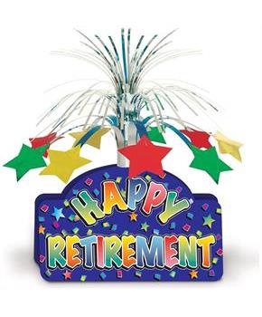 Happy Retirement Centerpiece
