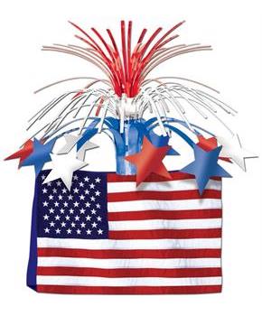 American Flag Centerpiece