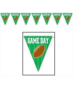 Game Day Football Pennant Banner